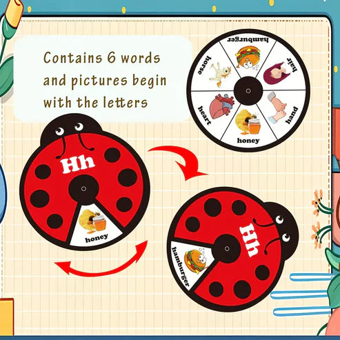 Montessori Spinning Flash Cards